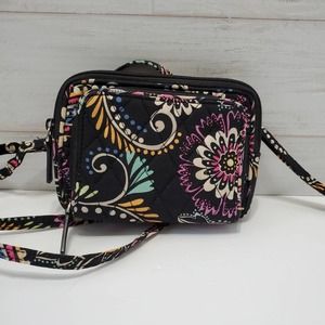 Vera Bradley On The Square Wristlet in Bandana Swirl Pattern